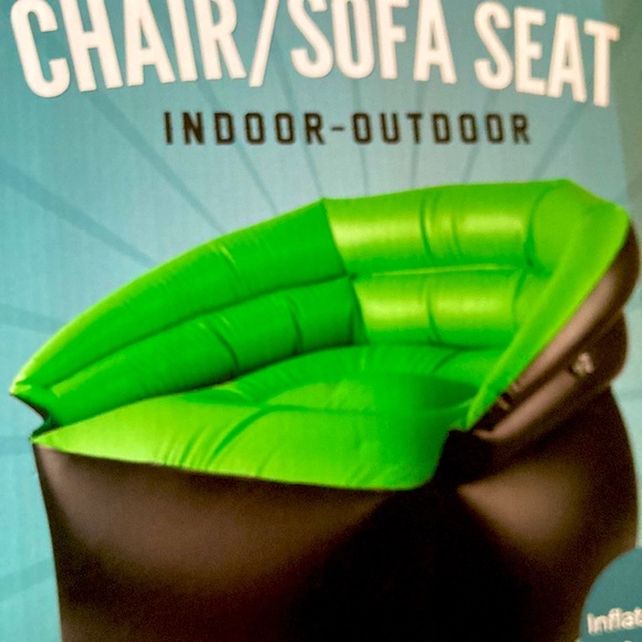 INEW NFLATABLE CHAIR/SOFA SEAT FOR INDOOR OR OUTDOOR FUN! NIB - Picture 8 of 11